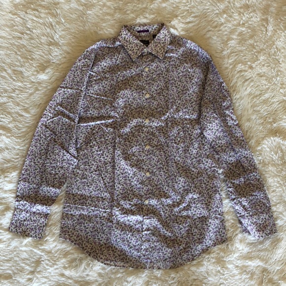 EUC Paul Smith 100% Cotton Floral Dress Shirt - Picture 2 of 7